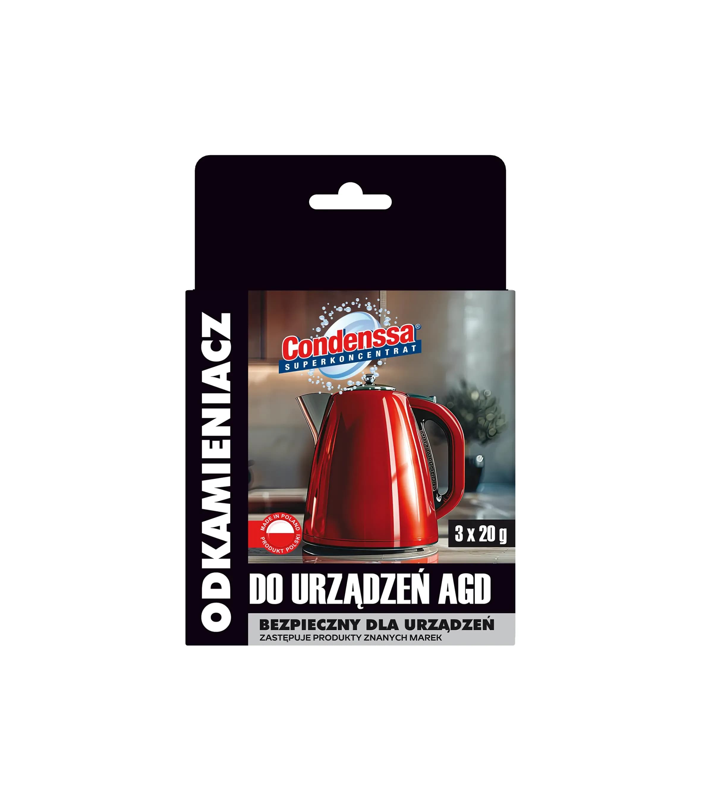 Odkamieniacz do małego AGD w proszku Saszetka 3 x 20 gr